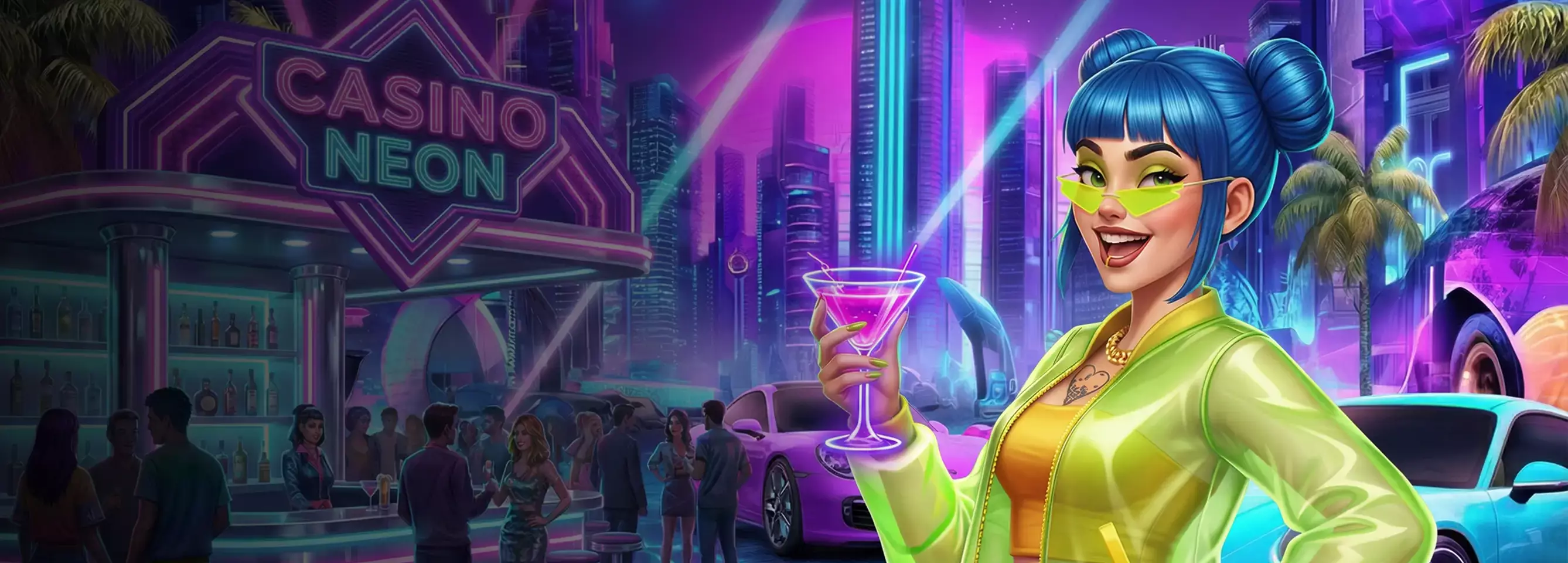 SlotRave welcome package banner with 450 percent bonus and free spins